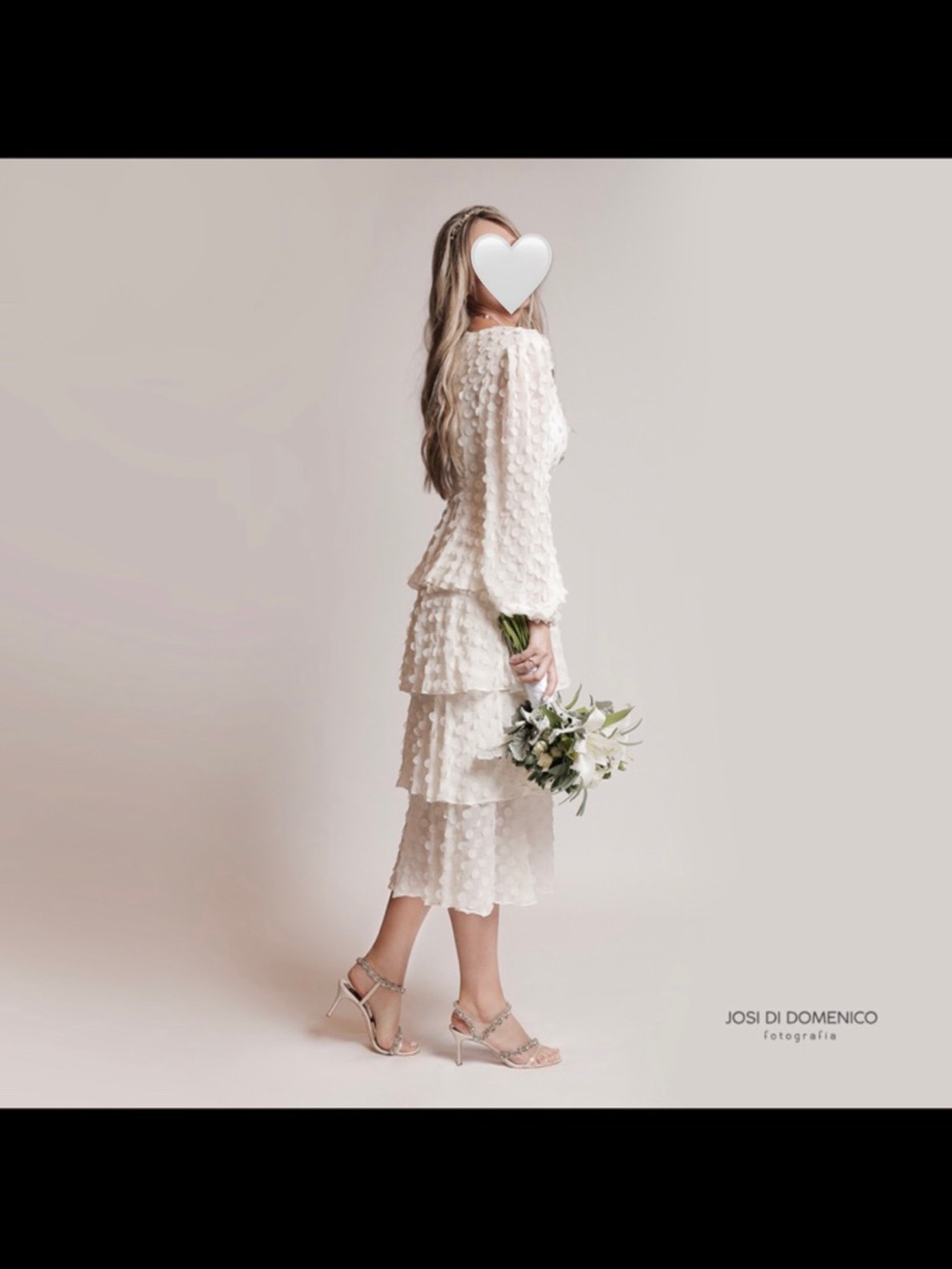 Zimmermann Cream Tiered Dot Midi Dress
